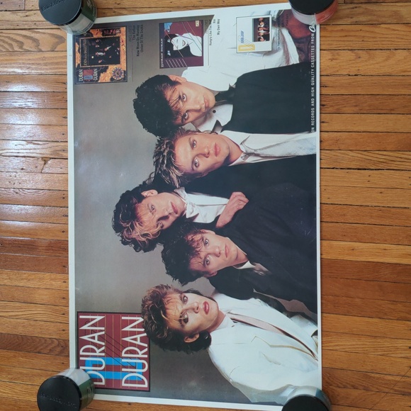 Other - Vintage Duran Duran 1980s Poster